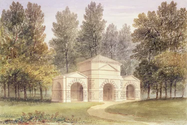 Le Pavillon dans les jardins de Kensington, 1828